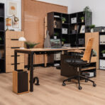ergonomic desk for daily home office work