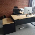Corner desk with pedestal for WARS S.A. in Warsaw - part 2