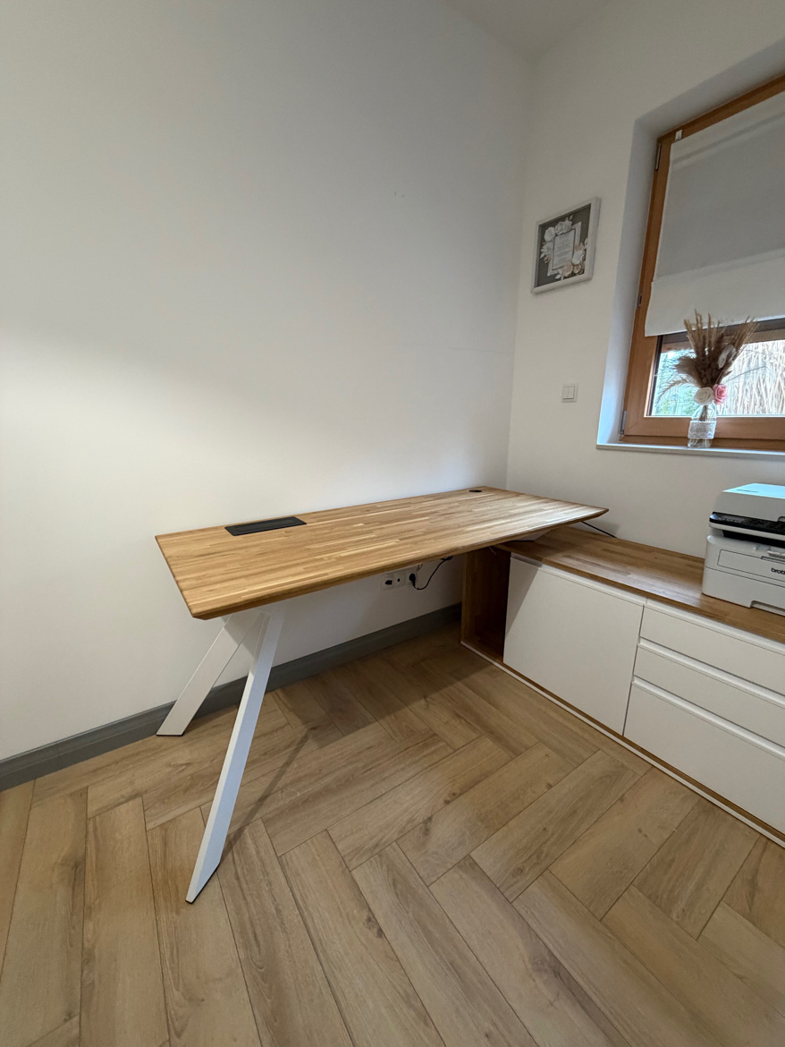 Biurko narożne dla Pana Przemysława z Osielska pod Bydgoszczą