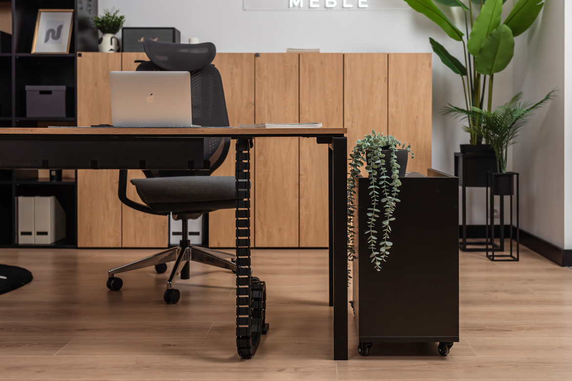 desk-with-document-container desk with capacious pedestal for documents