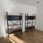 Wood and steel bookcases for Mr. Grzegorz from Katowice, Poland