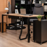 Elegant set of office furniture ideal for arranging a corporate office