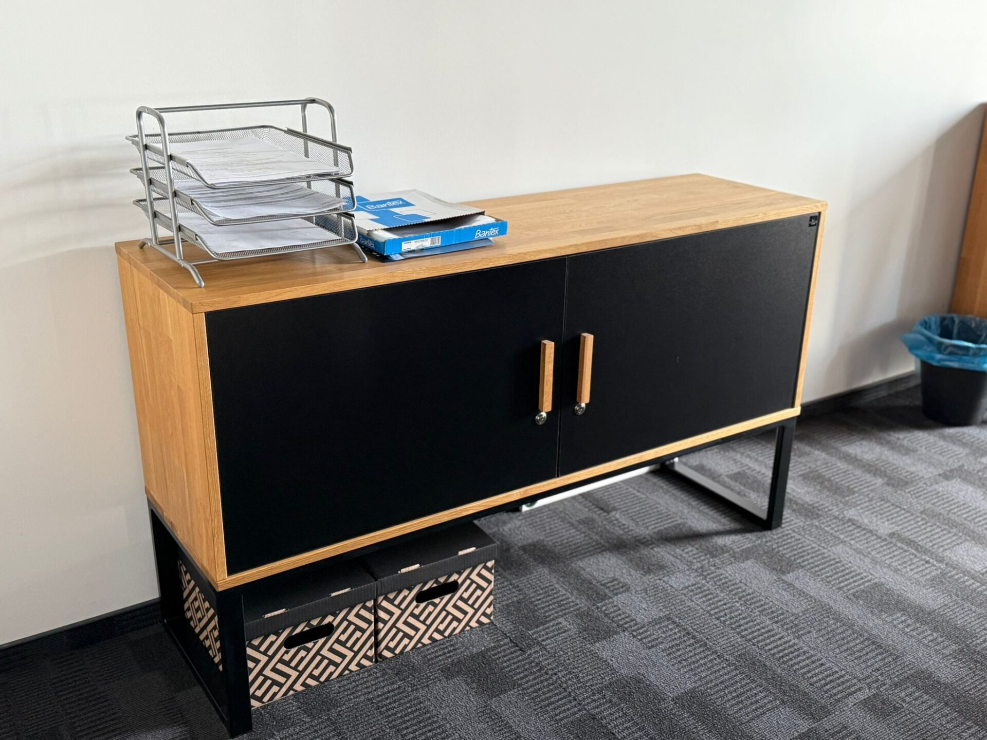 Two-door chest of drawers with wood for Mrs. Joanna from Toruń