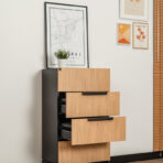 dresser with 4 drawers for home office study