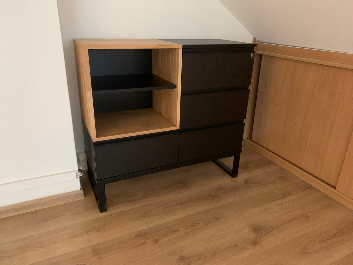 Chest of drawers and open shelf for Mrs. Alicja from Poznan