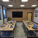 Furniture for the conference room and offices for the Ostrów Wielkopolski Aeroclub in Ostrów Wielkopolski