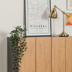 tall office dresser with 4 doors for storing a large number of files