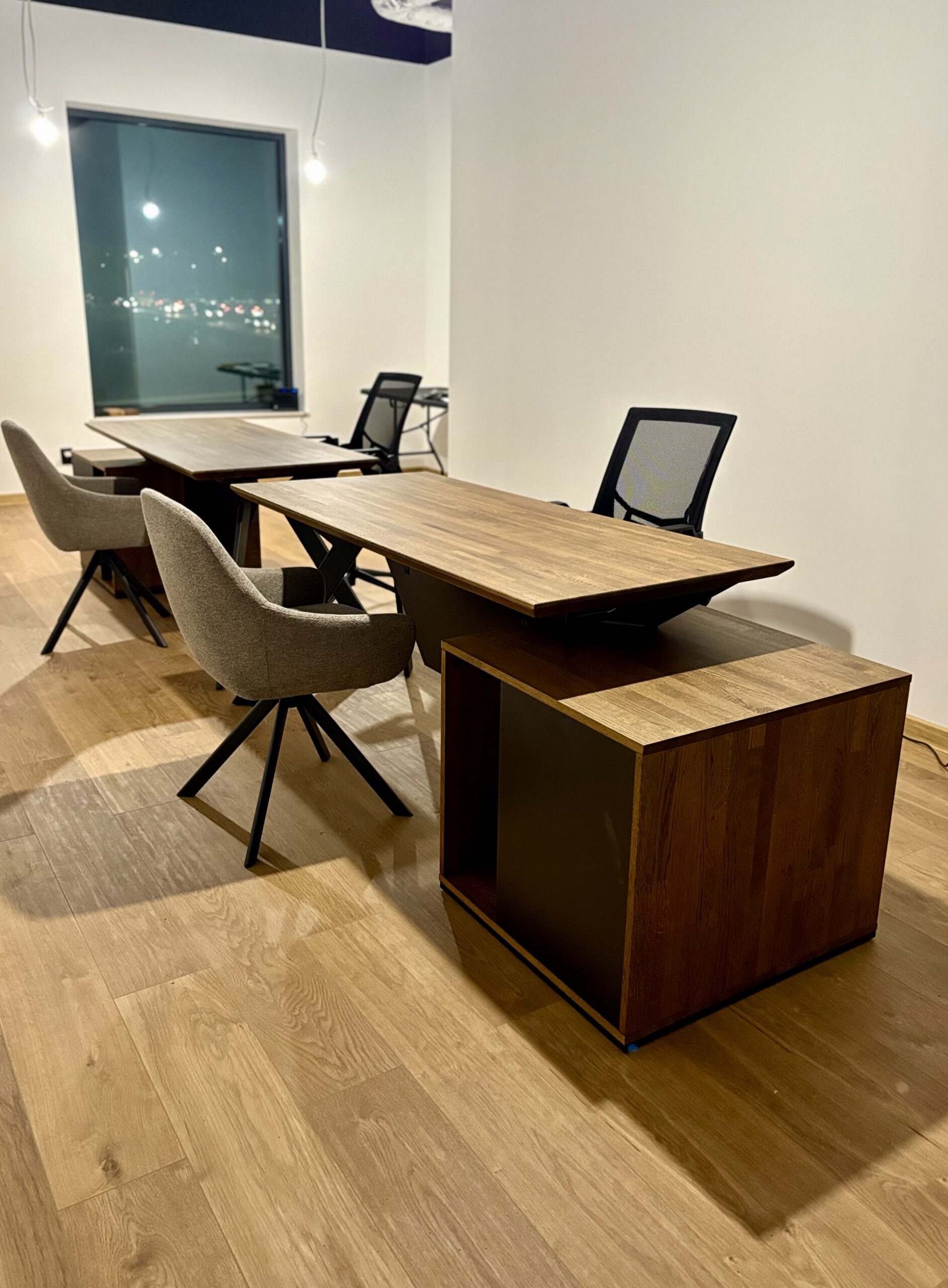 Office desks for JK Design Studio in Nowy Sacz