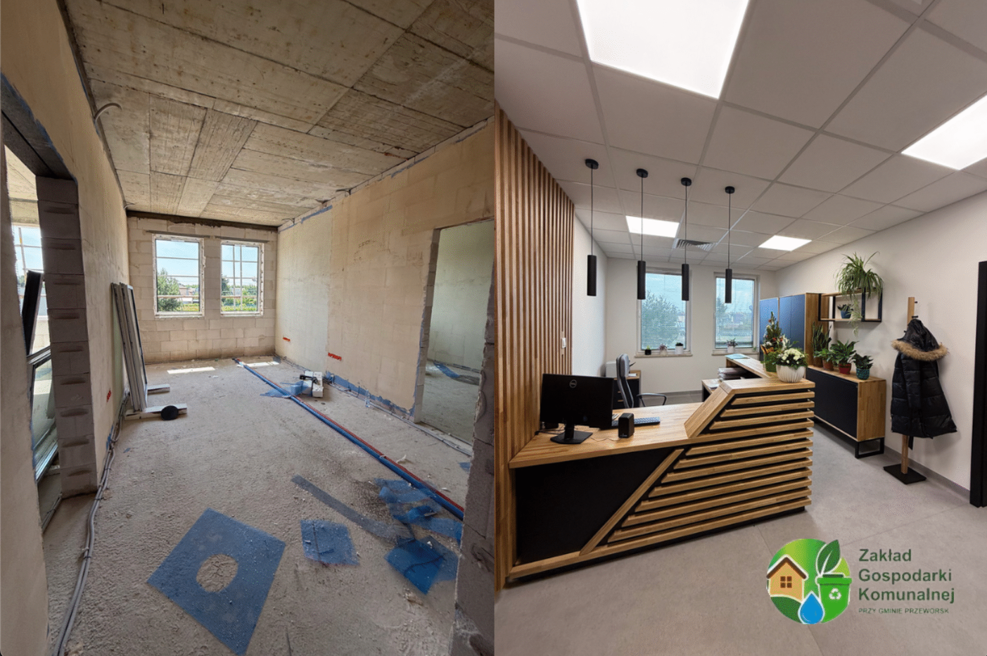 Metamorphosis of deerhorn office space