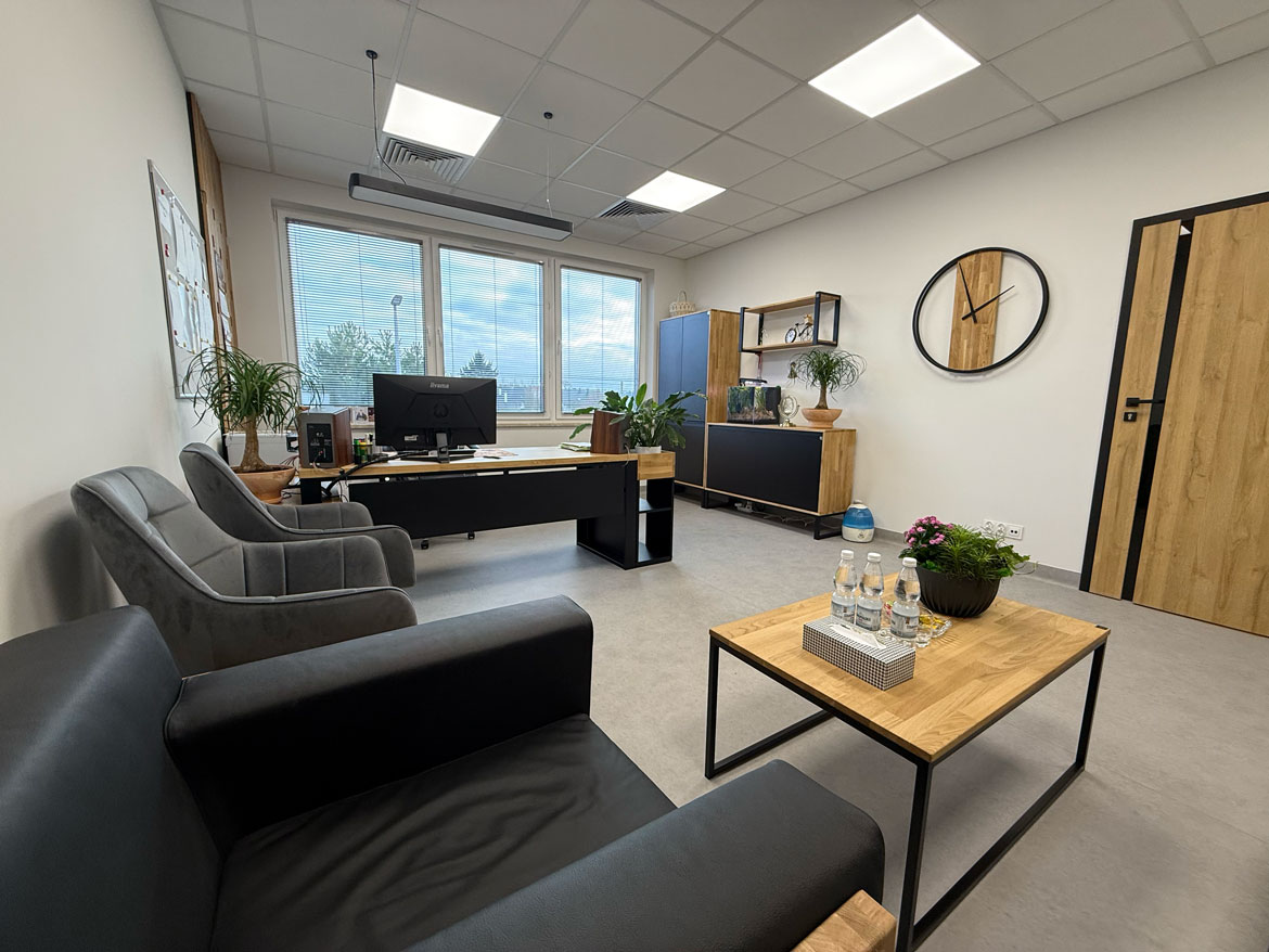 nowoczesne biuro od Deerhorn