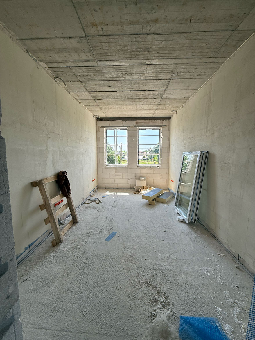 finishing work on the interior of the office