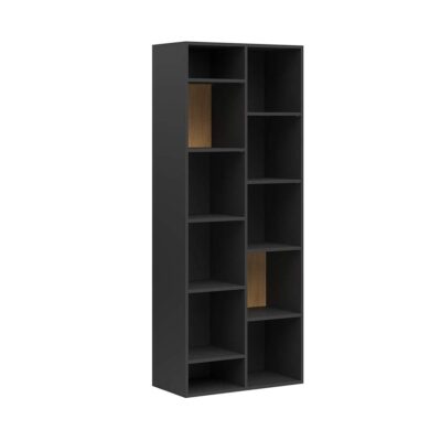 office bookcase with multiple shelves