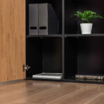 multi-compartment office bookcase