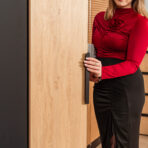 office cabinet wood decor