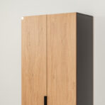 wood grain office cabinet