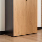 office cabinet with metal handle