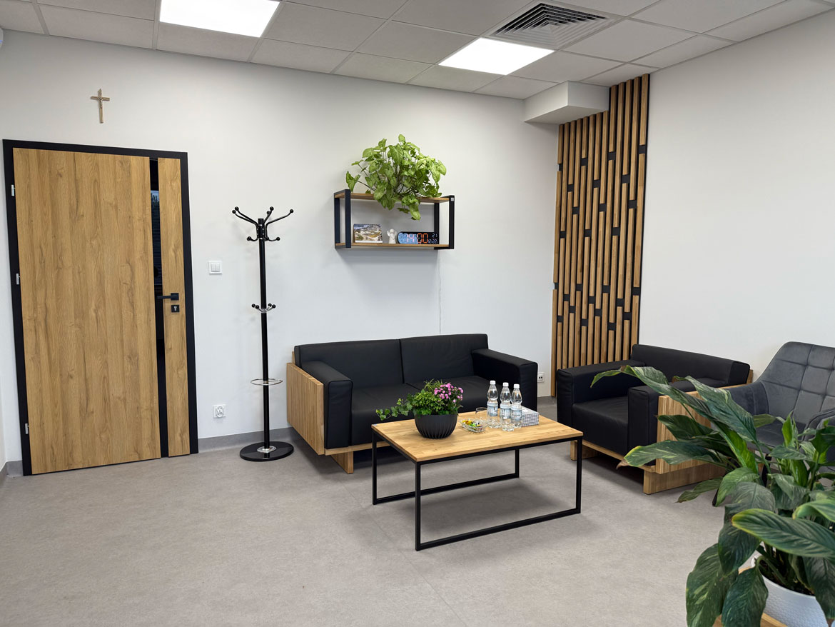 zestaw mebli do poczekalni