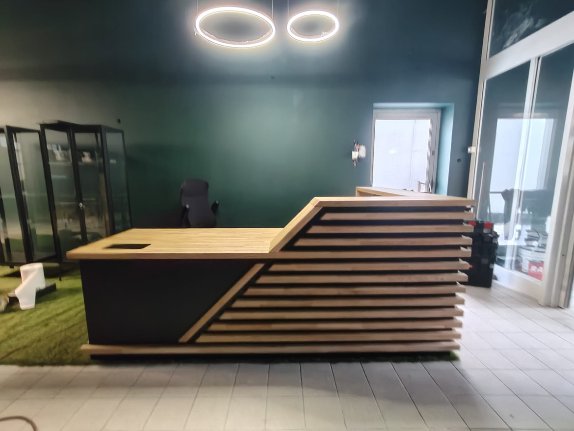 Reception counter for Gym-Medical in Grudziadz