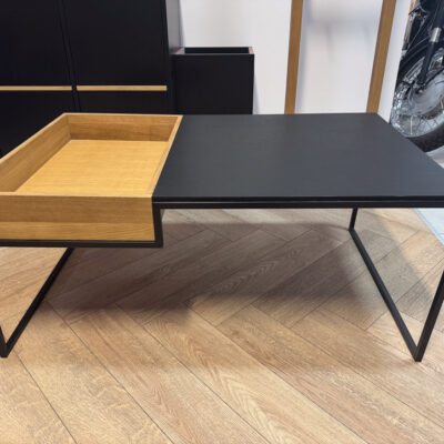 Coffee table, bench with shelf for office