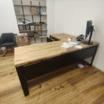 Corner desk with pedestal for a specialist office in Bayreuth