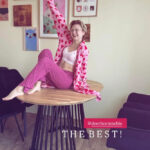 Round table with an openwork base for Mrs. Roxana