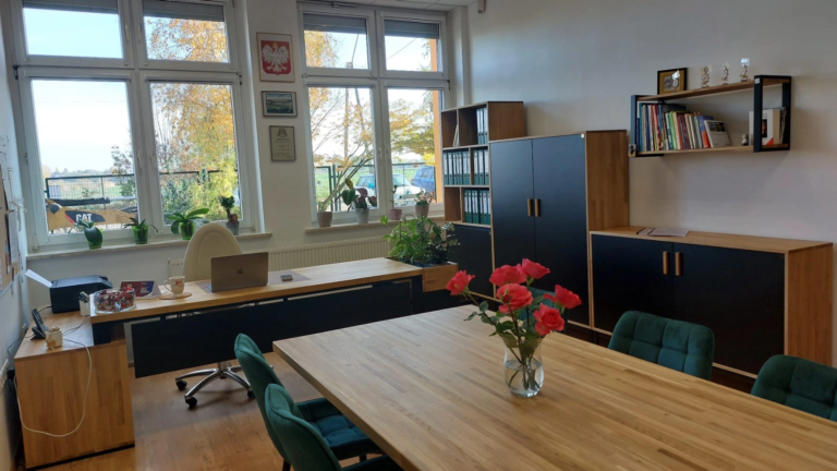 Furnishing the director’s office for Ms. Joanna