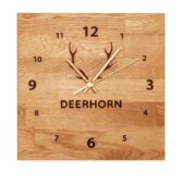 wooden wall clock for the office with hands