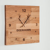 wooden wall clock