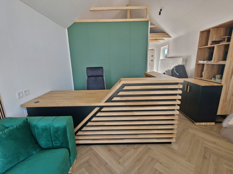 Reception counter for an agricultural company in Swidnica (near Wroclaw)