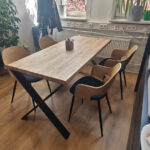 Industrial table X Loft for the Polish-Japanese Academy of Information Technology in Warsaw