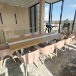 Conference table for the company Fattorie Dei Duca from Nowy Targ near Zakopane
