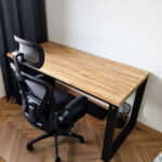 Oak desk 150x70 for home office for Mr. Jakub from Rzeszów