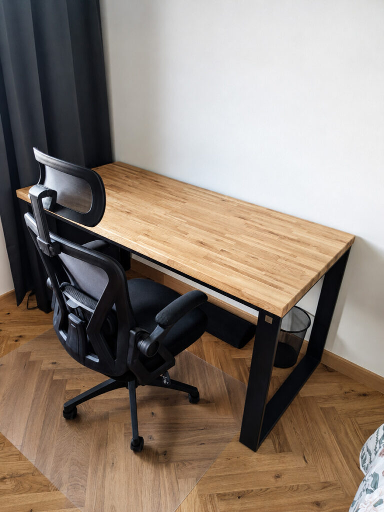 Oak desk 150x70 for home office for Mr. Jakub from Rzeszów