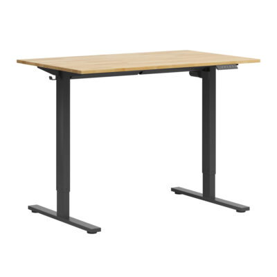 Up-and-down desk for standing and sitting work