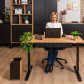 Adjustable-position desk