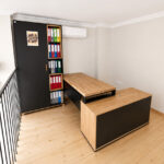 Mezzanine office furniture for Milestone Real Estate in Warsaw, Poland