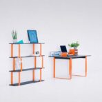 orange furniture set