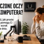 How can you protect your eyesight while working at a computer?