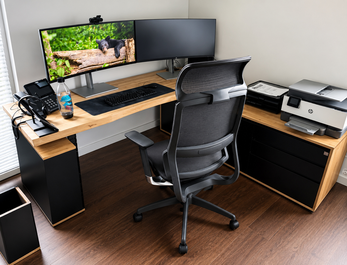 Adjustable corner desk for Mr. Norbert from Wrocław