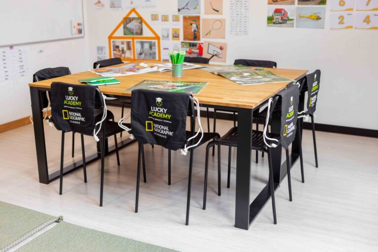 desks for language learning
