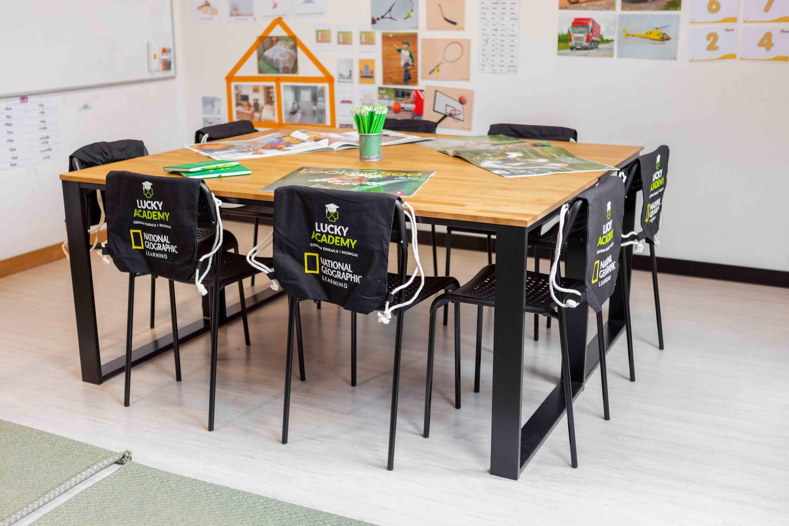 desks for language learning