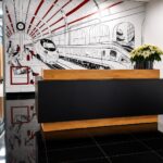 Reception desk with a quick turnaround time