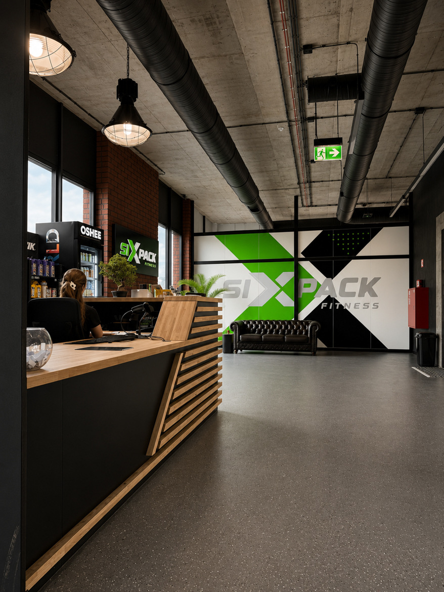 Meble do klubu fitness na indywidualne zamówienie