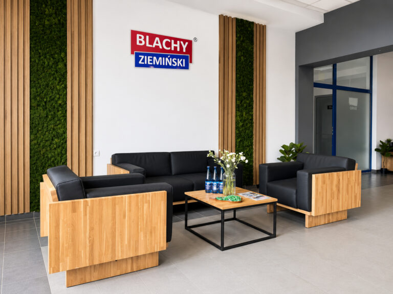 Customer Portal for Blachy Ziemiński, a roofing company in Biłgoraj