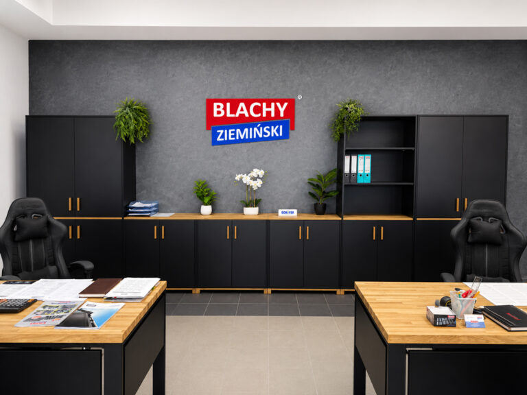 Custom-designed office furniture for Blachy Ziemiński
