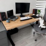 An adjustable desk for Mr. Piotr's home office in Rzeszów