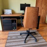 "Short Cuban Cigaro" Desk with Storage Unit for the Home Office
