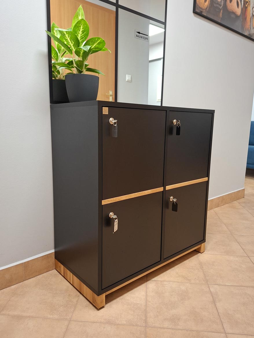 File cabinet for a medical facility