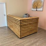 Reception desk for a pediatrician's office in Bochum, Germany
