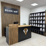 Reception furniture for a clothing store